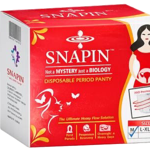 Snapin Ring Anion Disposable Period Panties (L, XL, XXL)