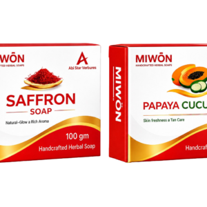 Saffron with Papaya Cucumber Soap